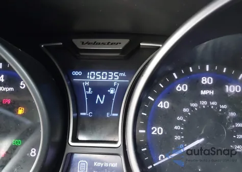 2013 Hyundai Veloster Turbo W/Blue из США, поврежденный, VIN KMHTC6AE0DU140304